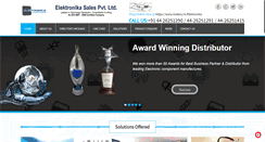 Desktop Screenshot of elektronikasales.com